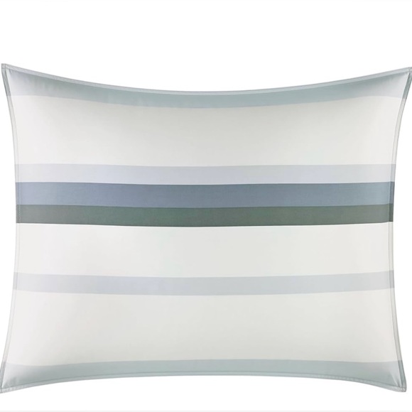 Nautica Lansier Cotton Grey Duvet Cover Set QUEEN - Picture 6 of 11